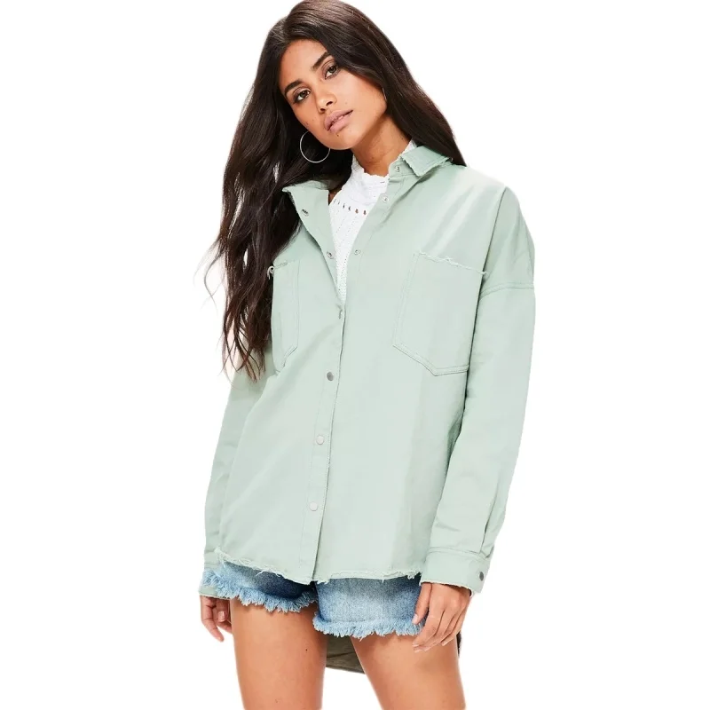 Осень 2017 г. Письмо печати Для женщин куртка пальто отложной воротник Однобортный