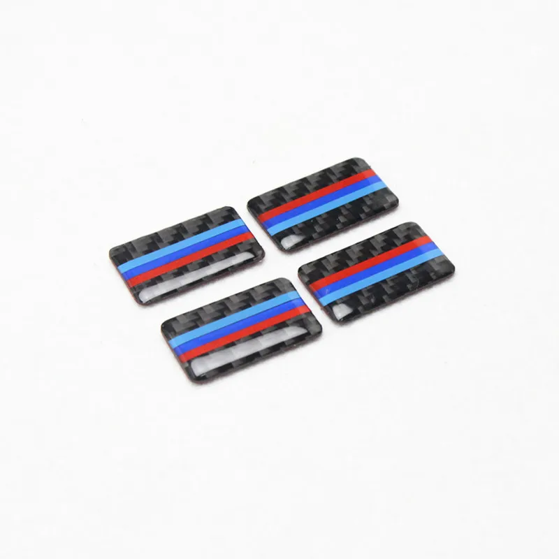 Автомобильная эмблема M Power наклейка из углеродного волокна для BMW E46 E39 E90 E36 E60 E34 E30