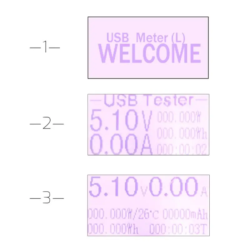 Многофункциональный USB-детектор цифровой тестер постоянного тока с ЖК-дисплеем