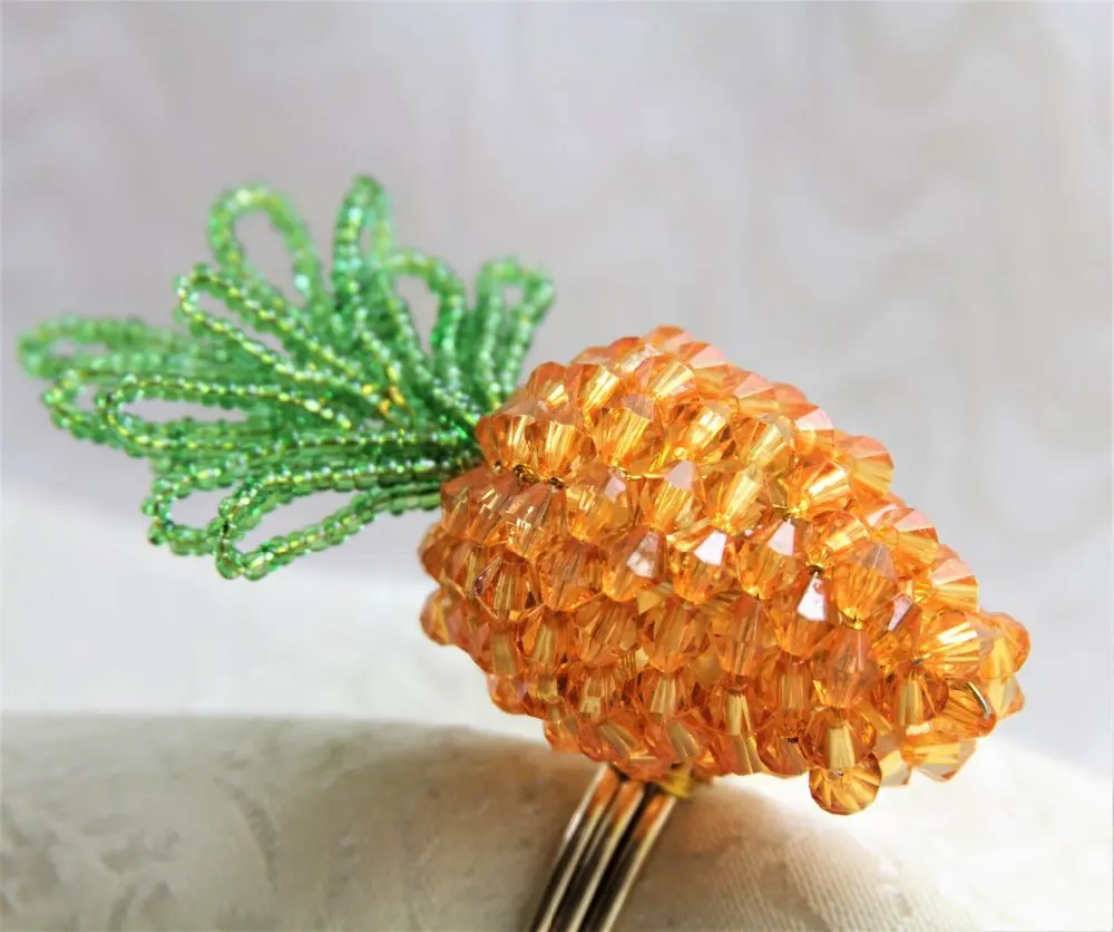 Хрустальные бриллиантовые фруктовые дешевые кольца для салфеток держатель