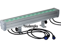 20 pieces china cheap led light bar 12x3w ip65 outdoor full color 3 in 1 rgb dmx512 led wall washer linear light
