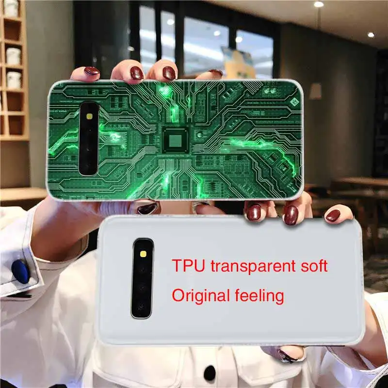 Мягкий чехол для Samsung Galaxy S21 S20 S11 S10 S9 S8 Plus S7 Edge S10e ультратехнологическая схема |