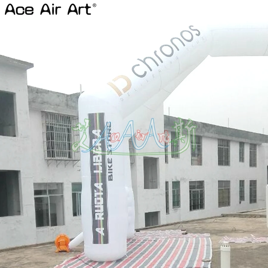 Huge 12 m inflatable start finish line entrance archways car race gate for Auto 4 LEGS free standing | Игрушки и хобби