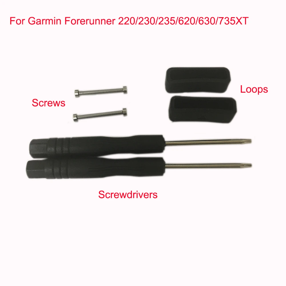 for garmin forerunner 220230235620630735xt screwdriver set with rubber looping ring smartwatch band screws accessories free global shipping