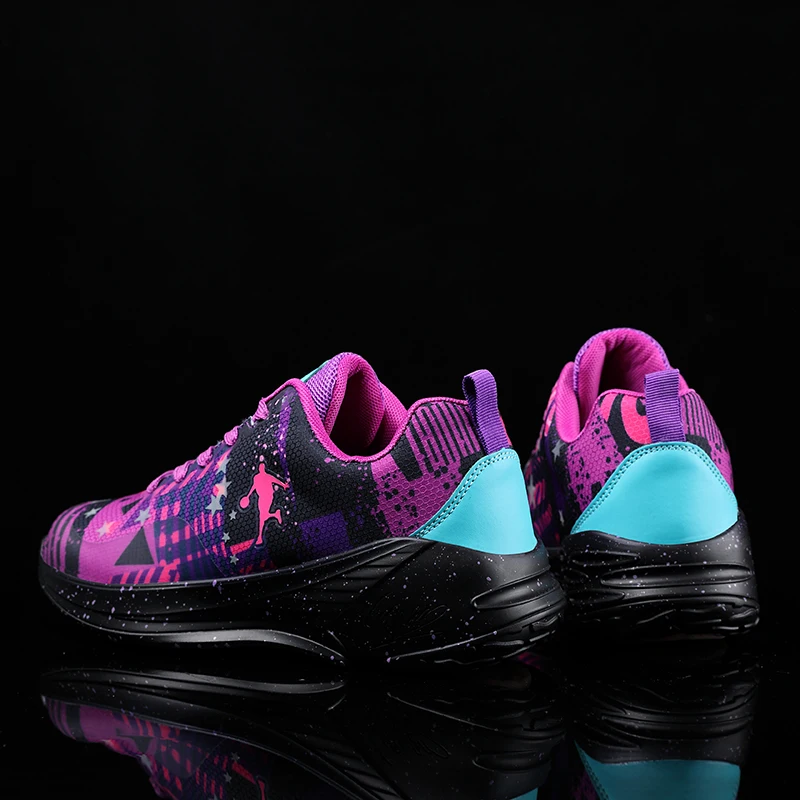 Новые светящиеся баскетбольные кроссовки для мужчин и женщин теннисные туфли в