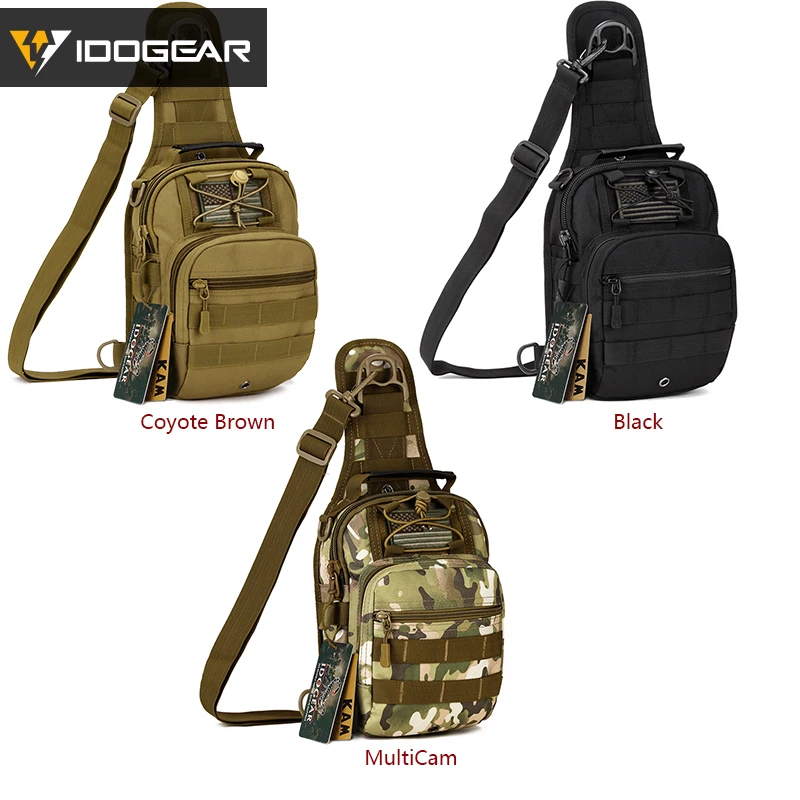 IDOGEAR Тактический Слинг сумки пакет небольшой EDC Molle штурмовой диапазон Рюкзак Военная армия плеча рюкзаки для улицы BG3505
