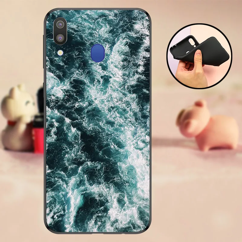 Черный Защитный чехол для Samsung A30 задняя крышка из силикона ТПУ A305F A 30 2019 A30S
