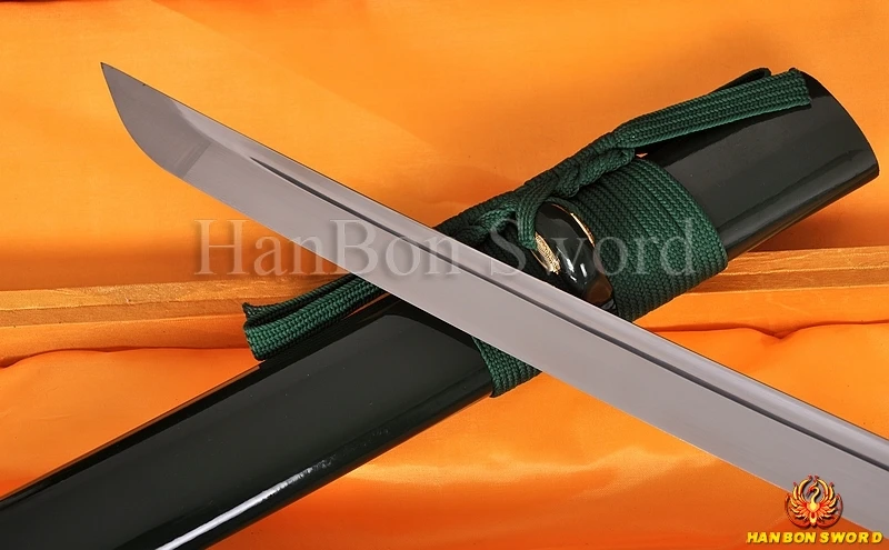 Полностью Tang меч из углеродистой стали металлическое украшение самурайская