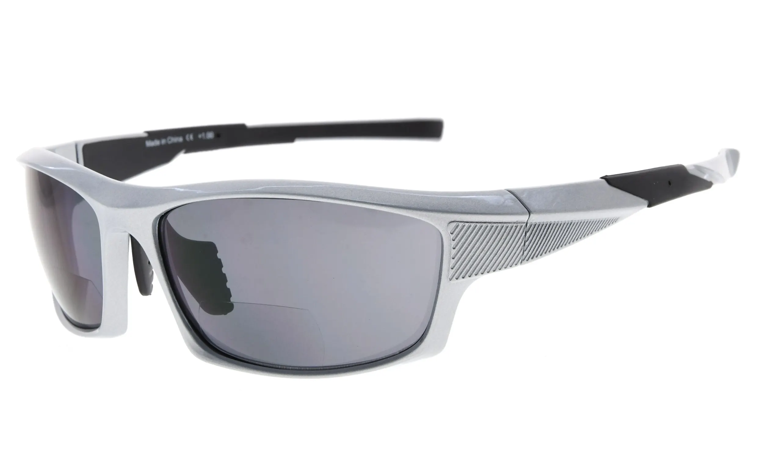 PearlySilver SG904 Eyekepper TR90 спортивные бифокальные Солнцезащитные очки Бейсбол Бег Рыбалка Вождение Гольф Софтбол Пешие прогулки читатели - Цвет оправы: PearlySilver