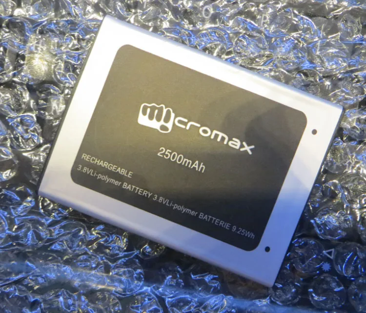 Для D340 батарея MICROMAX 2500 мАч мобильный телефон литий-ионный аккумулятор замена |