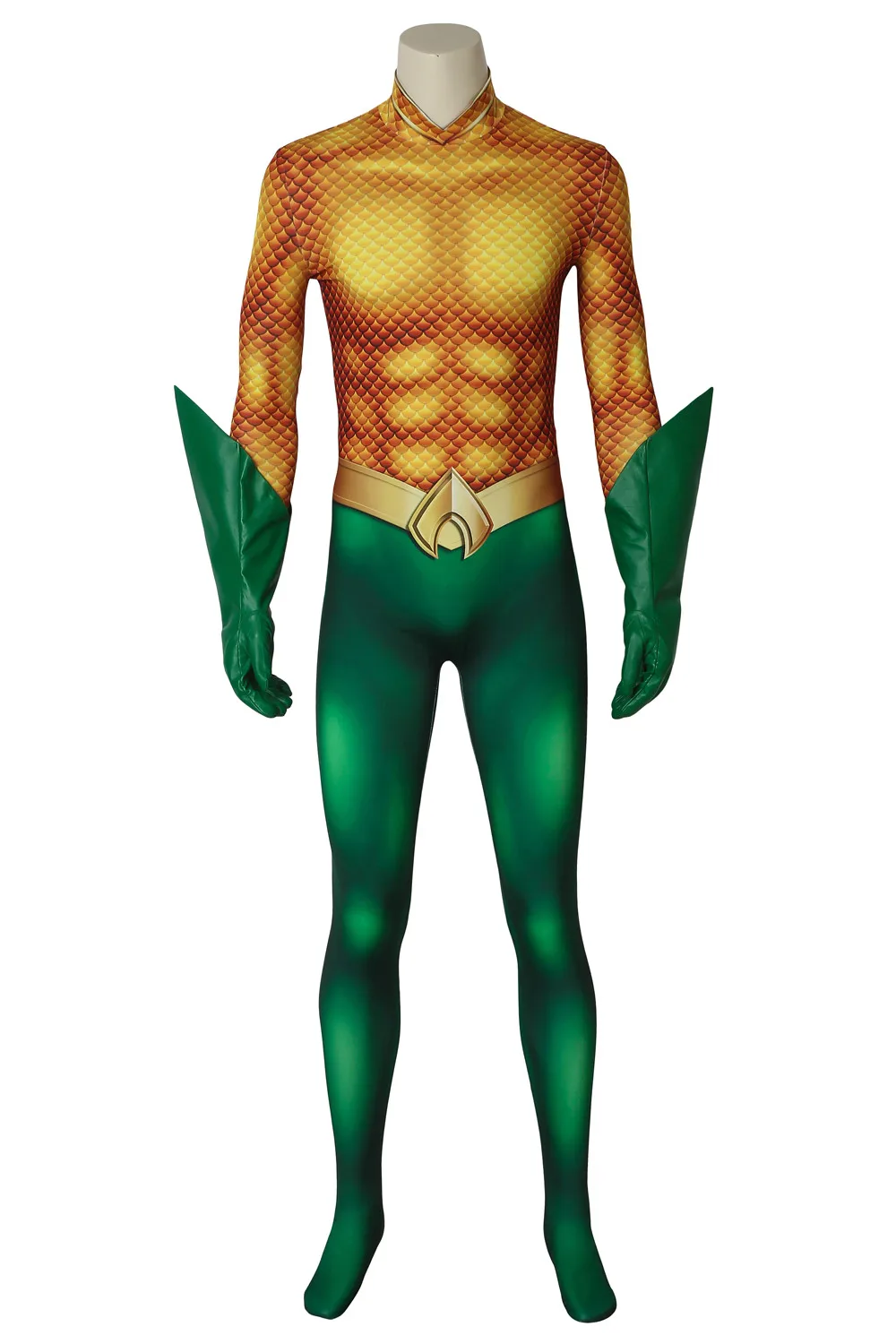 Аквамен Косплей Arthur Aquaman Карри костюм комбинезон перчатки 3D печать зентай костюм супергероя для Хеллоуин