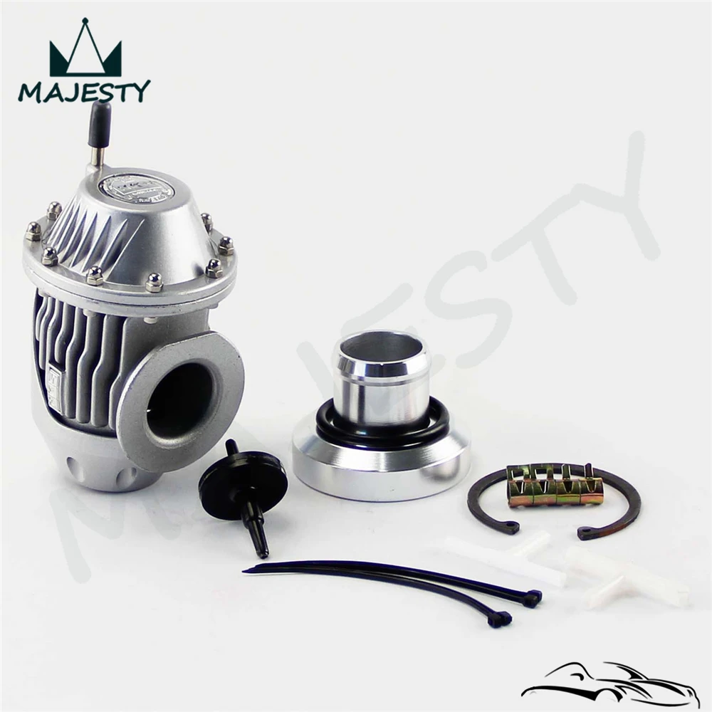 Универсальный BOV SQV SSQV 2 II Турбокомпрессор турбонаддувный клапан JDM черный серебряный