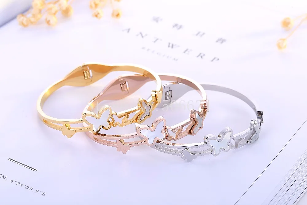 Высокое качество бабочка животное бренд Модные ювелирные изделия манжеты Картер