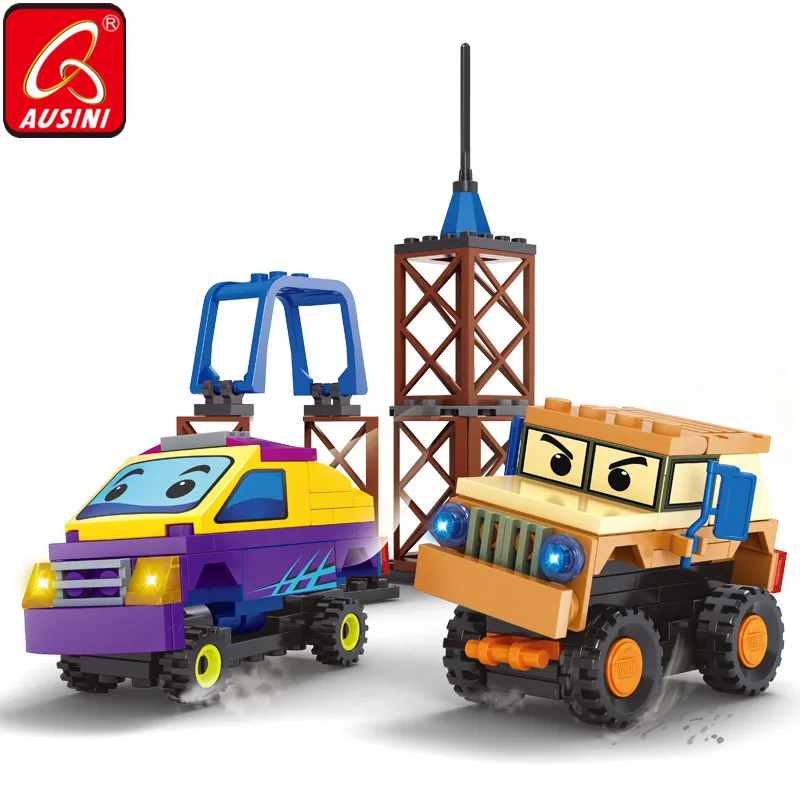 Гоночный автомобиль AUSINI строительные блоки игрушки для детей строительный город