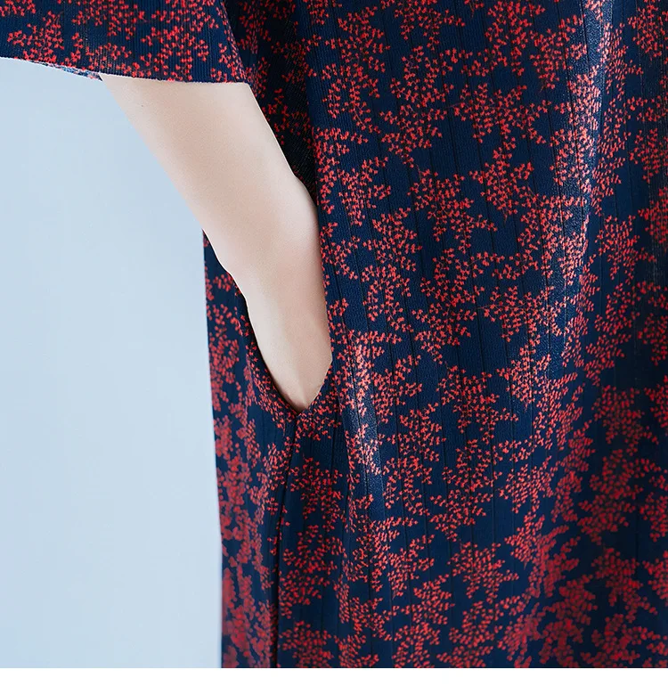 Летнее Новое Женское свободное платье большого размера праздничное средней