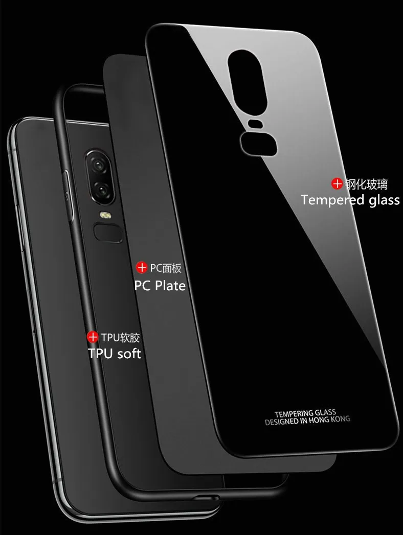 Чехол для мобильного телефона чехол Oneplus 5 T 6t закаленное стекло с магнитным