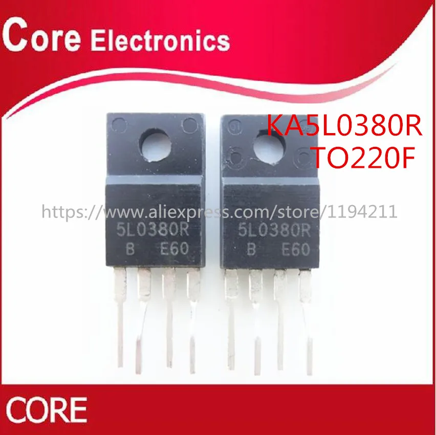 100 шт 5L0380R TO220F 4 KA5L0380RYDTU TO220 KA5L0380R транзистор|Интегральные схемы| |
