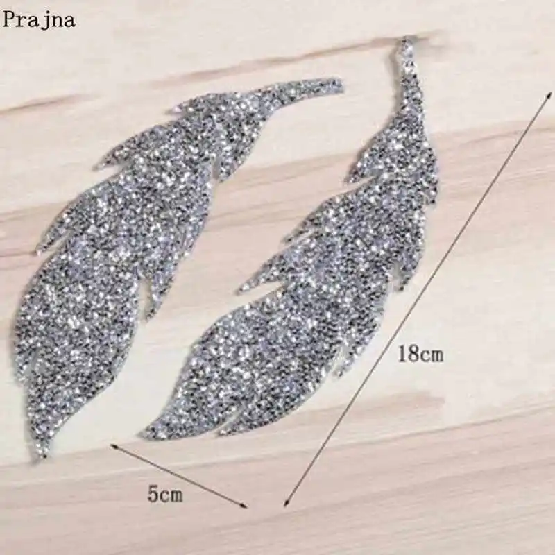 Аппликация Стразы с листьями горячей фиксации стразы аппликация отделка цепочка