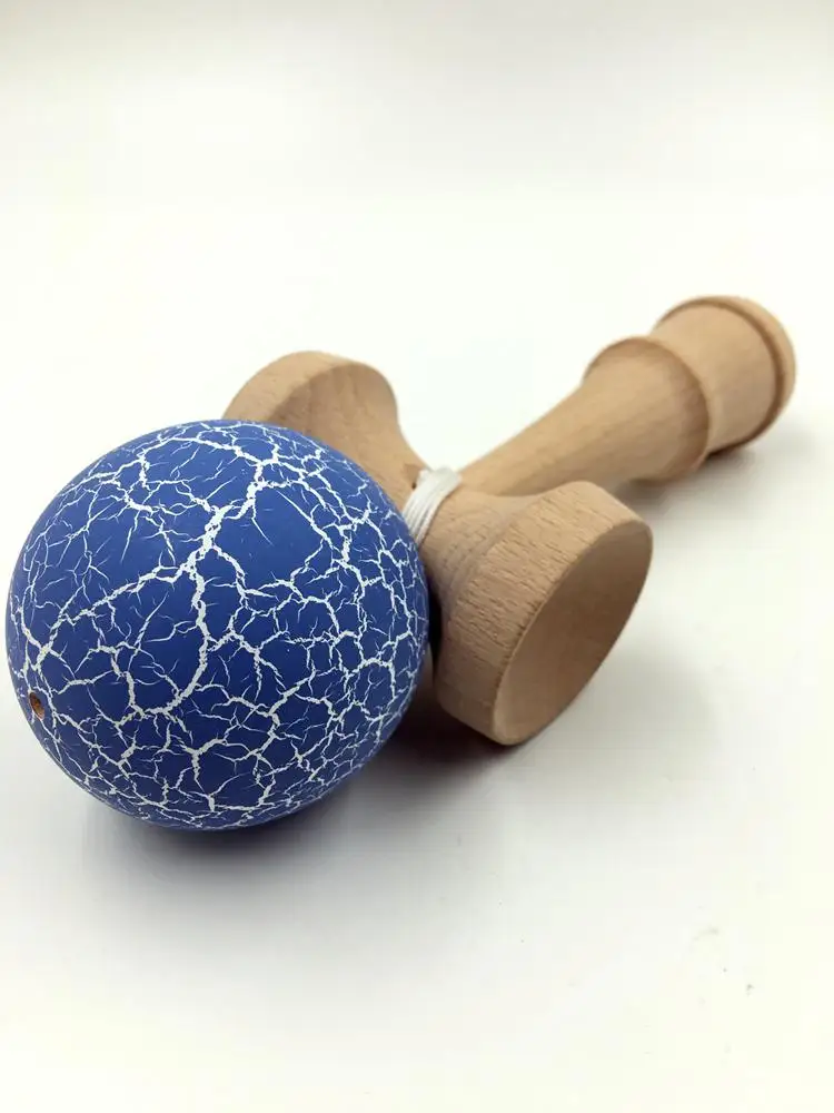 Twb 16 цветов Новая высококачественная безопасная игрушка бук Kendama Лучшие Детские деревянные игрушки игрушка мяч - Цвет: Цвет: желтый