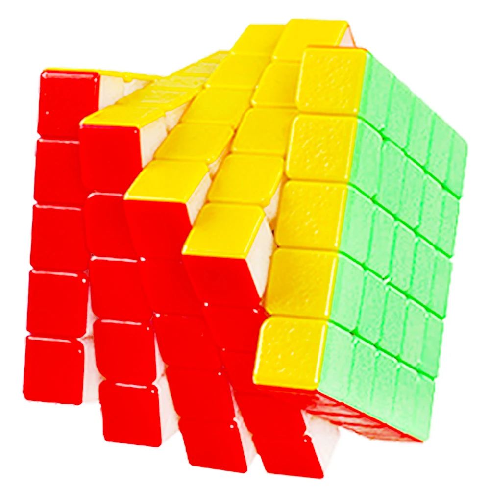 Высокое качество 5*5 ShengShou без наклеек магические Кубики-пазлы 6 3 см 5x5x5 пять 5 слоев