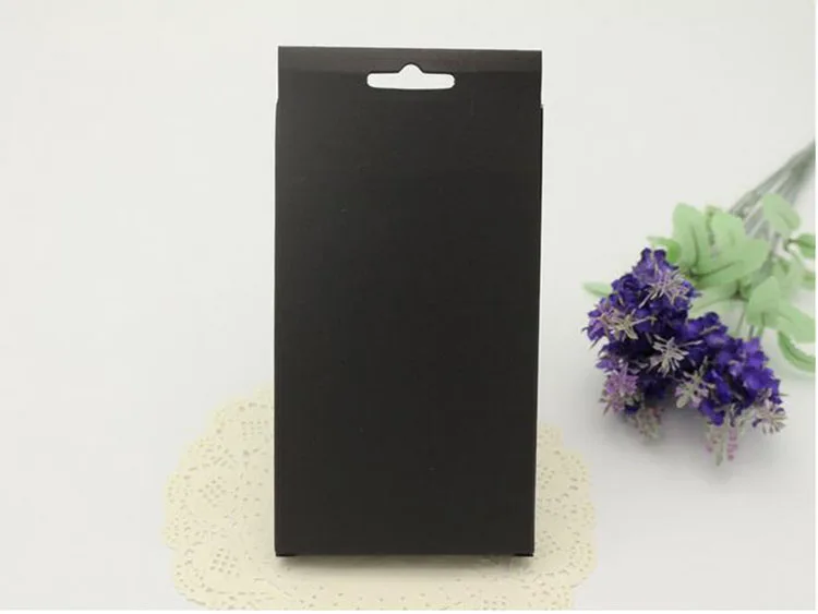 Черный крафт пустая Розничная упаковка коробка для Iphone X Xs 11 Pro Max XR Coque Capa Samsung Note 8 9