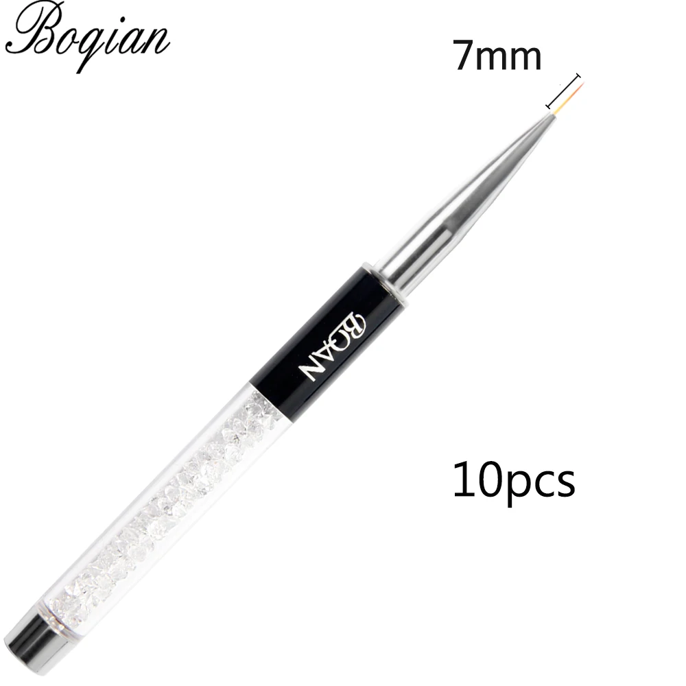 7mm BQAN, профессиональная кисть для ногтей 5 мм/7 мм/9 мм, ручная кисть для рисования, кончики для рисования, инструменты для рисования, инструменты для маникюра, дизайна ногтей, кисти для украшения - Цвет: 7mm