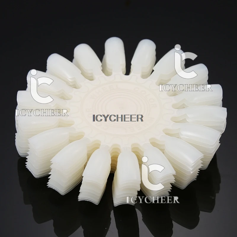 ICYCHEER 5/10 шт Круглый Nail Art Дисплей практические советы акриловый лак Натуральный
