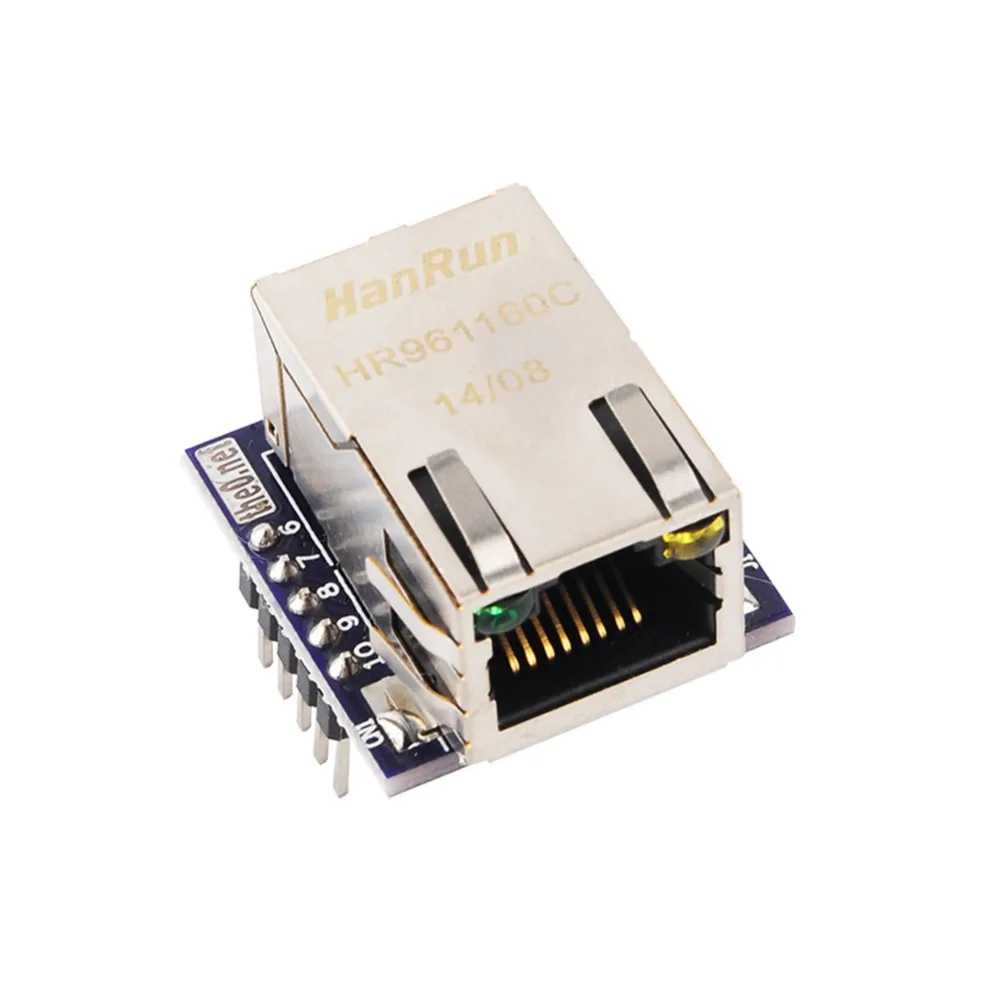 RCmall Mini LAN Ethernet ENC28J60 самая маленькая плата сетевого модуля для AVR PIC - Цена: 1 066,93 руб.