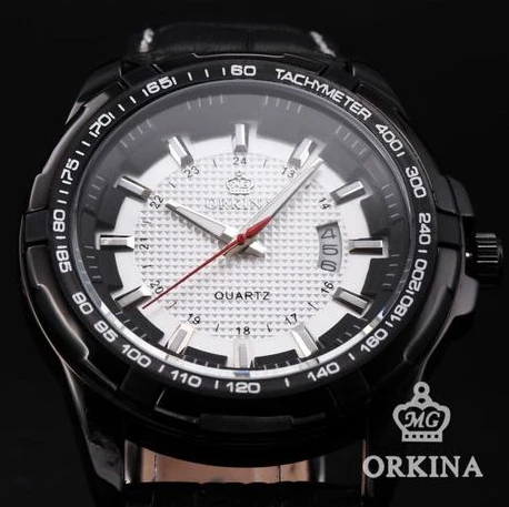 2017 Sale Hardlex Stainless Steel Man Watch Blackcat Dress New With Tags Sports Watches Orkina Brand Quartz Leather Strap | Наручные часы