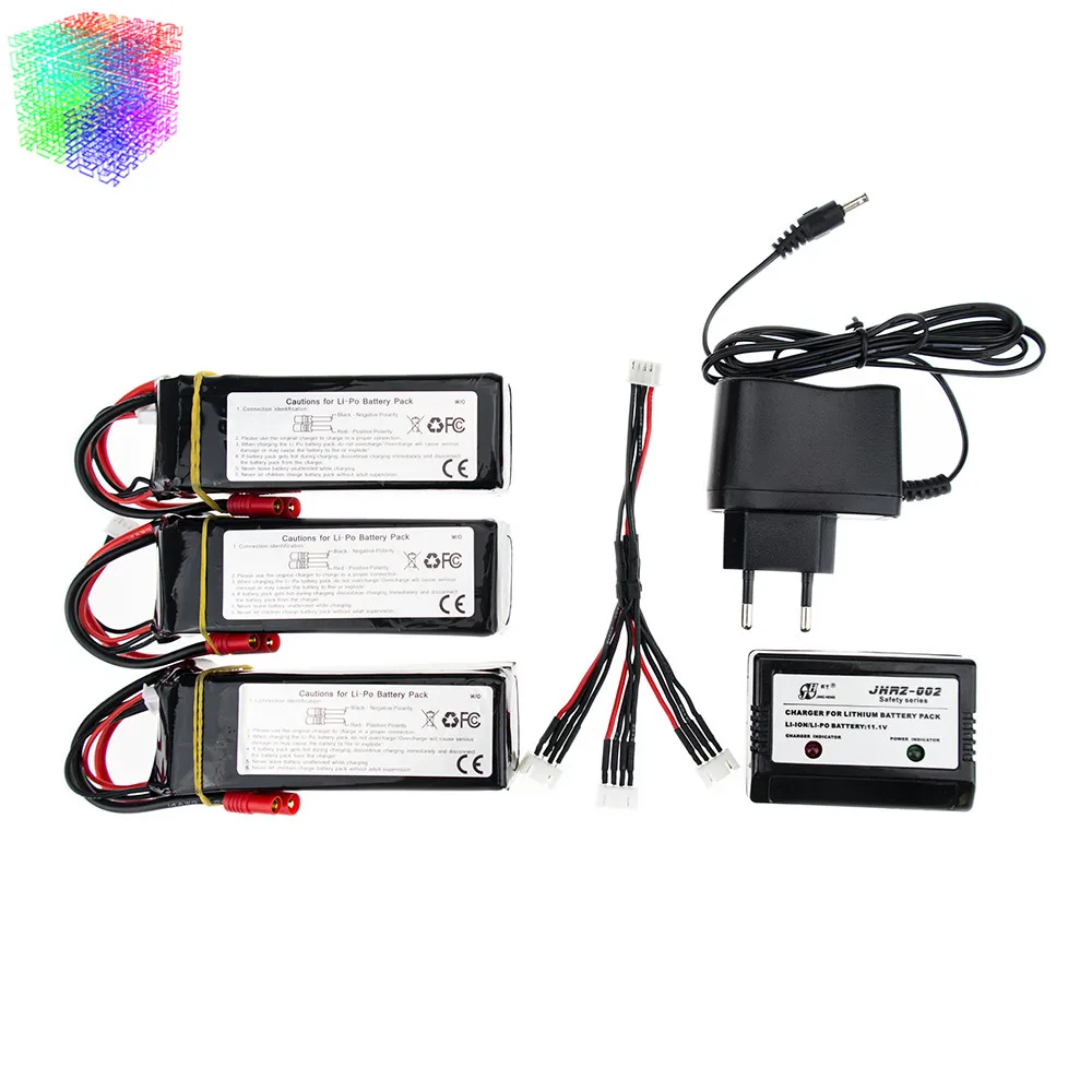 Walkera QR X350 PRO Lipo battery 2 или 3 шт. и зарядное устройство с кабелем 11 1 В 5200 мАч 3S 15C RC Drone