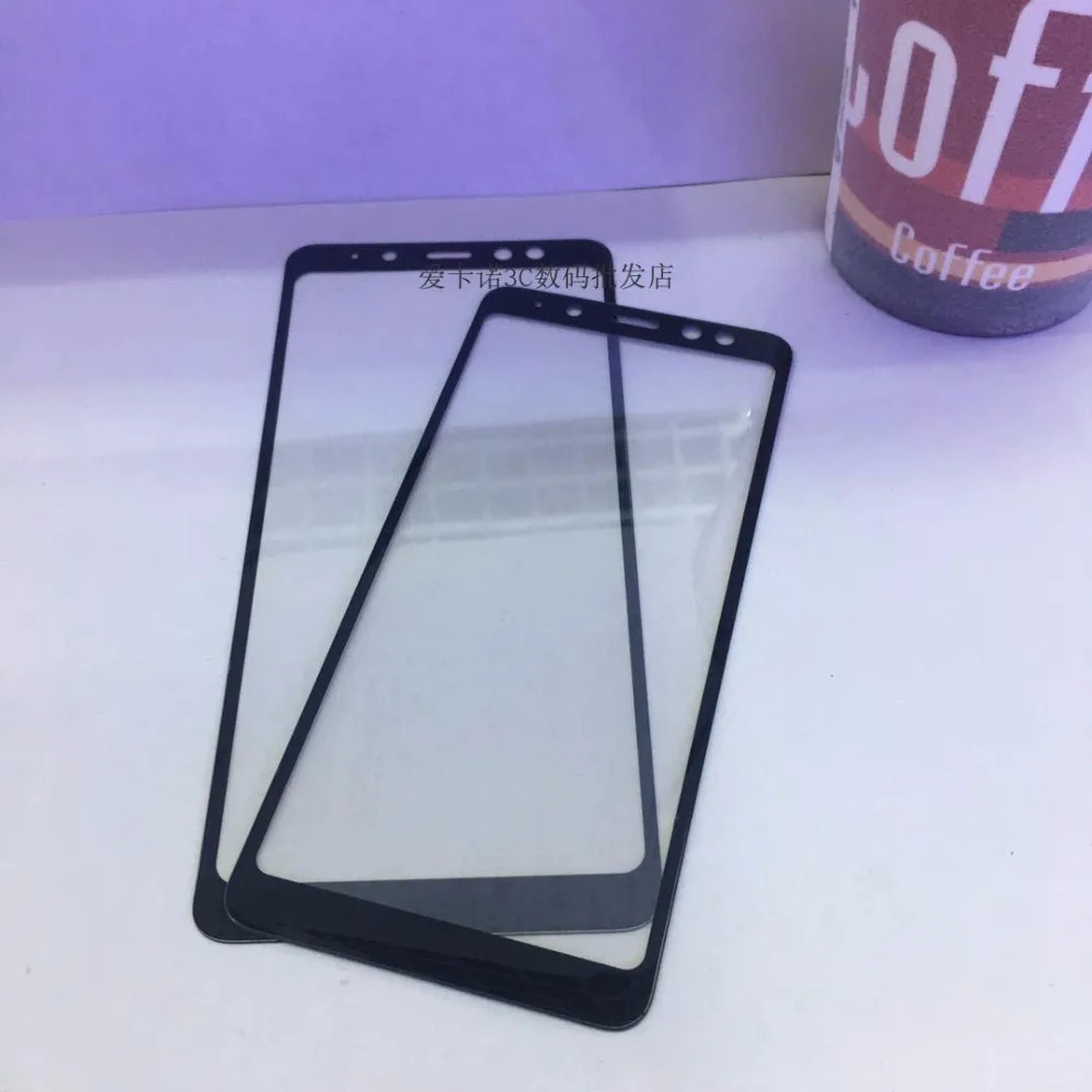 3D изогнутое закаленное стекло для Samsung Galaxy A8 Plus полное покрытие 2018 Защитная