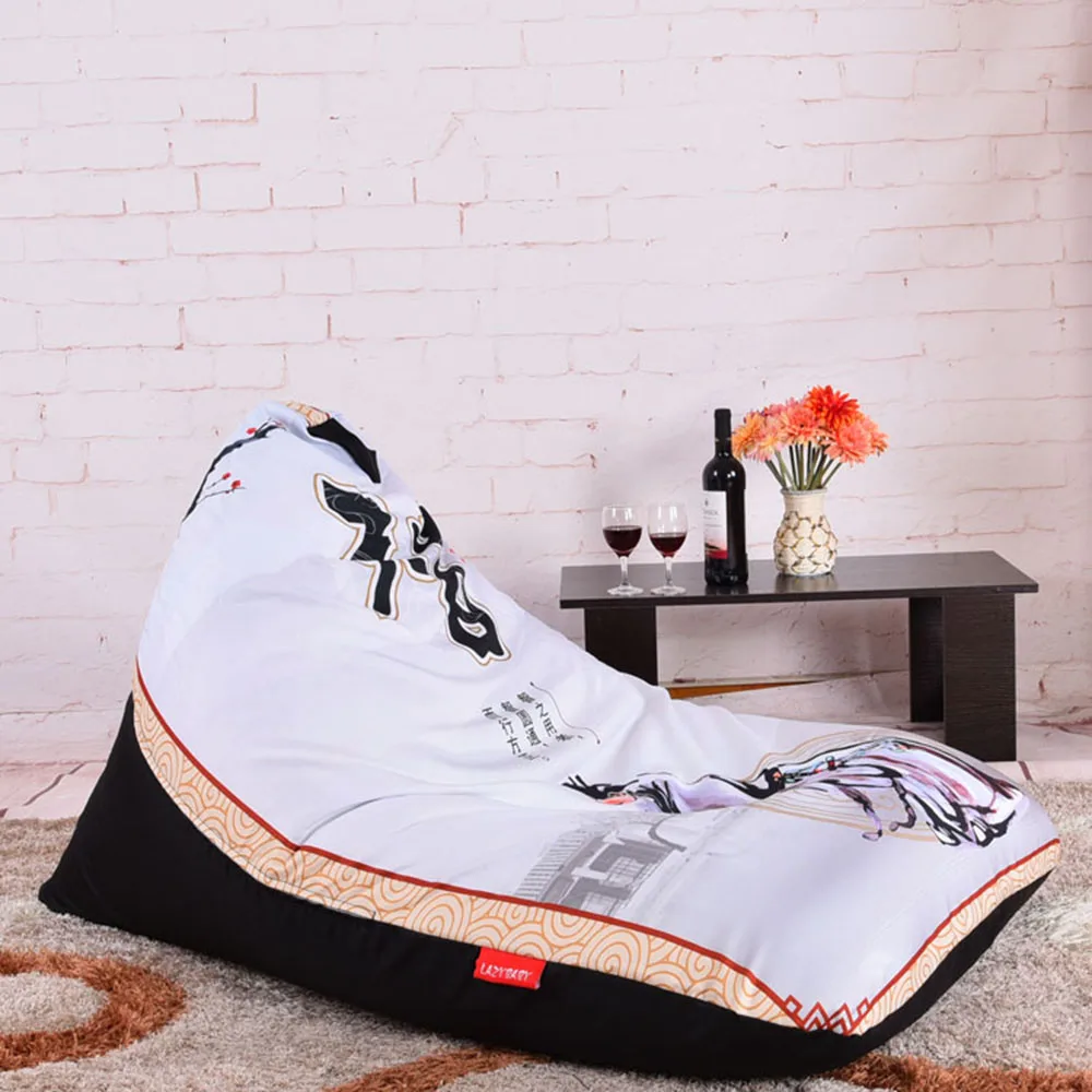 Beanbag комфортное кресло с принтом Zac 100% хлопок без наполнения|beanbag sofa|bean bagbean bag bed |