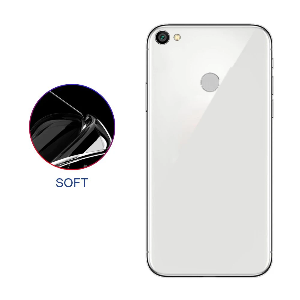 For Xiaomi Redmi Note 5A High Version Transparent Soft Shell Anti-Fingerprint Trend Fashion TPU Business Simplicity | Мобильные