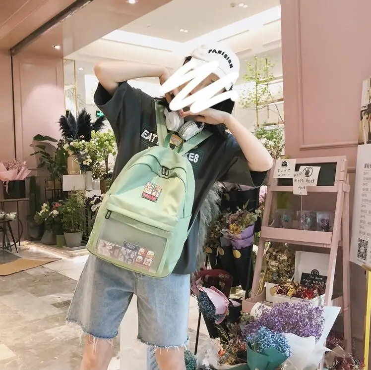 2019 новая водонепроницаемая прозрачная Мужская школьная сумка с милым мультяшным