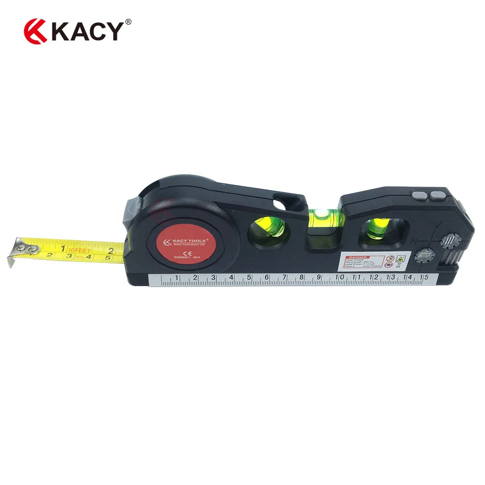 Мульти функциональный портативный лазерный уровень kacytools MT16 4 в 1 2 линии точка