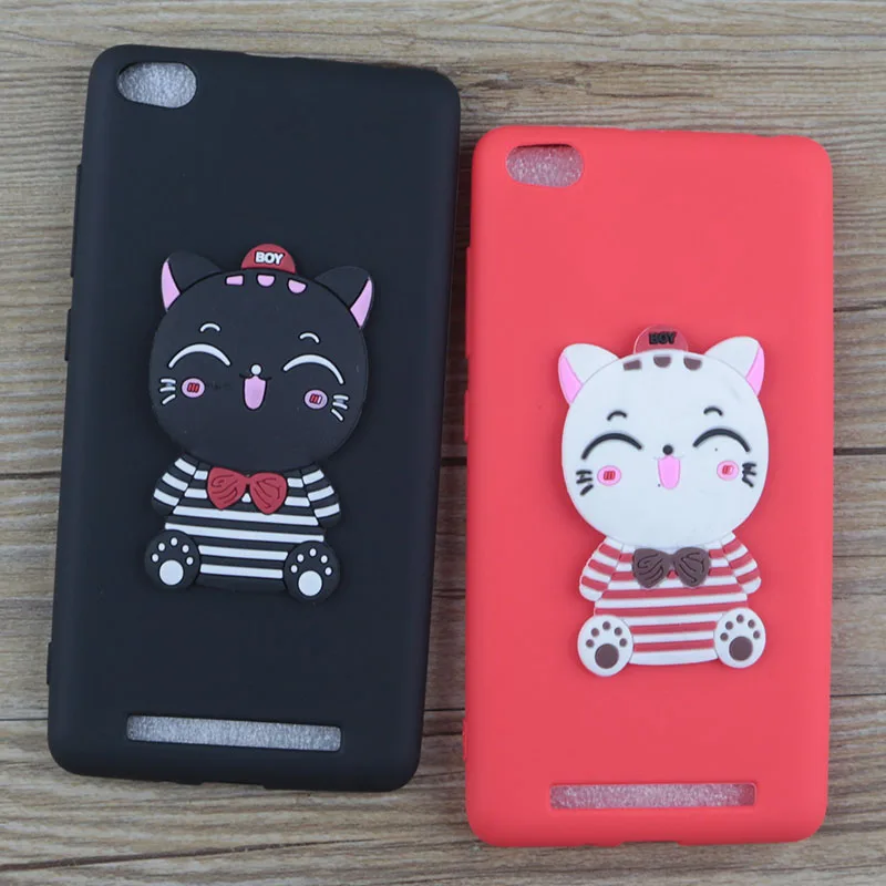 Милый мультфильм Минни чехол для Xiaomi Redmi 4A Hongmi случаях стежка рисунок Hello Kitty Микки