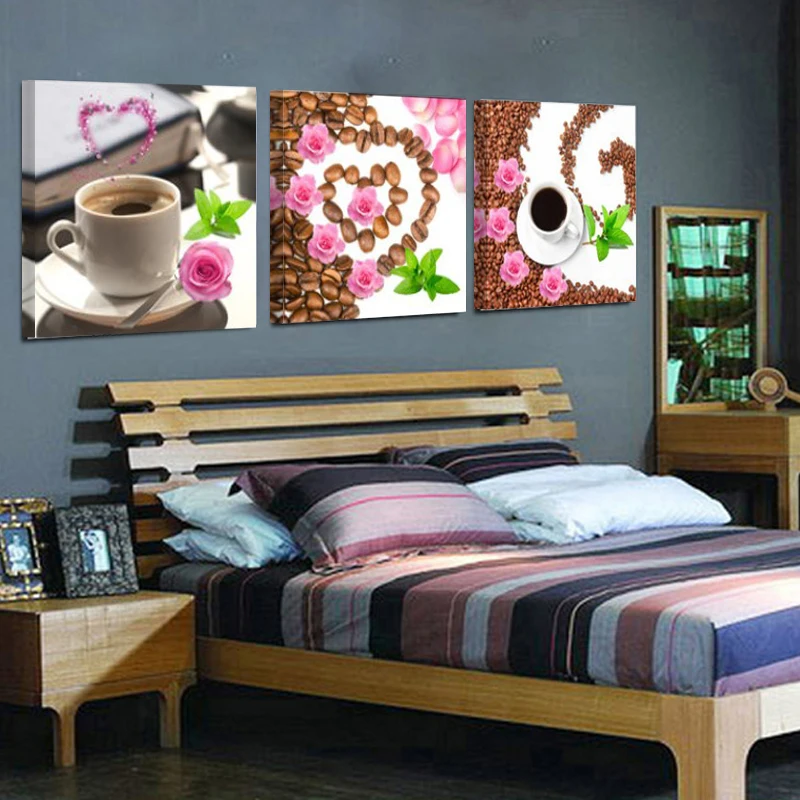Современная кухня холст живопись кофе бобы стены искусства магазин столовой
