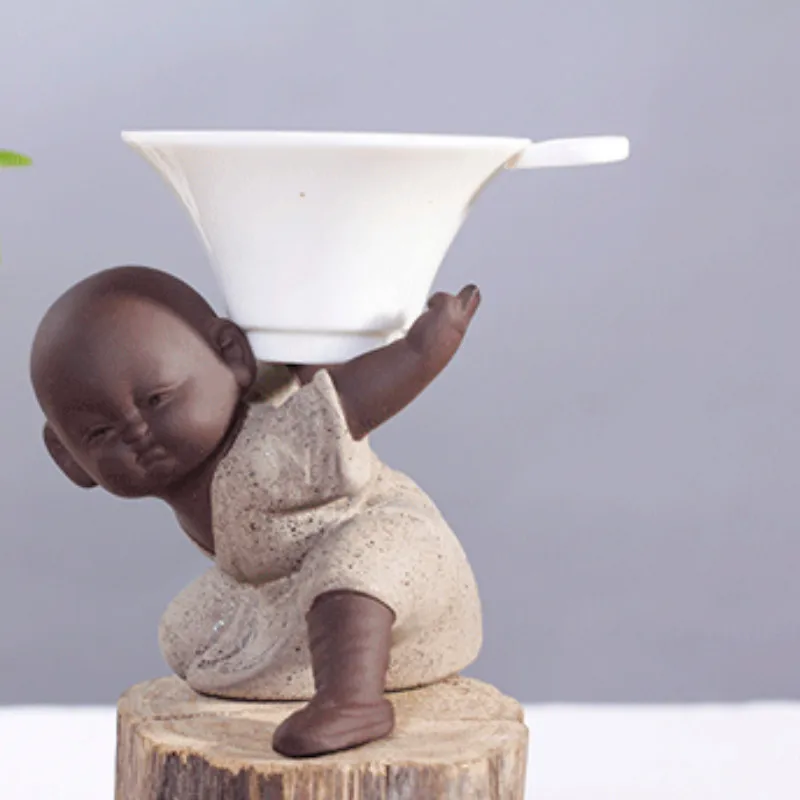 Изящные Украшения ручной работы кунг-фу детский фиолетовый песочный Чай