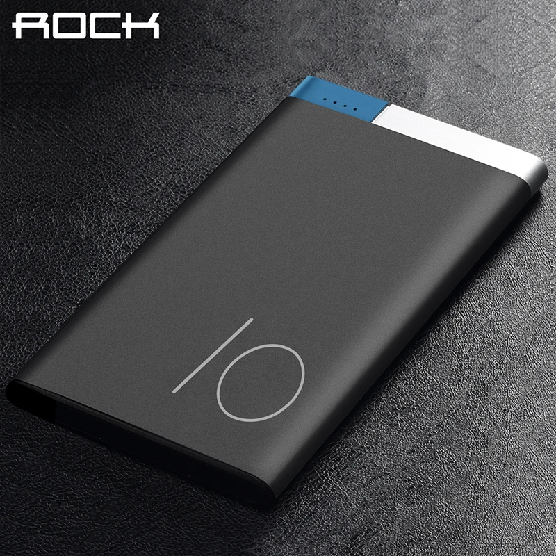 ROCK 10000 мАч power Bank Мобильный телефон 20000 Внешний аккумулятор зарядное устройство