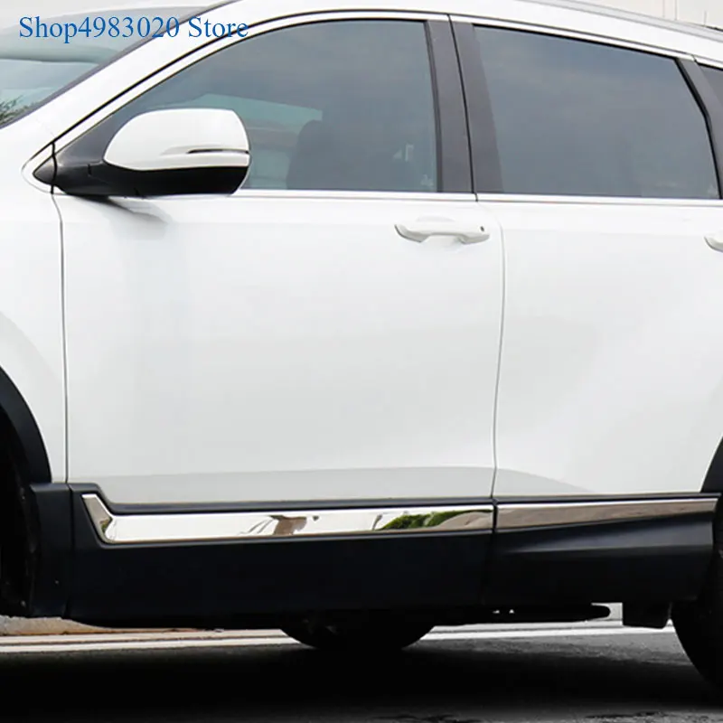 8 шт. хромированная накладка из нержавеющей стали для боковых дверей автомобиля