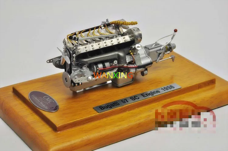 1/18 масштабная модель CMC Bugatti 57 SC Модель двигателя сплав игрушки хобби деревянная база Коллекционные сувениры
