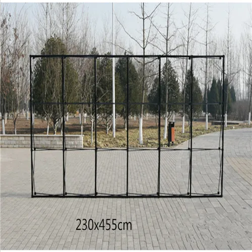 455 by 230cm 2,3 м цветочный настенный стенд металлический цветочный фон Рамка Хорошее качество складной Стенд пенокартон Конференц-фоновая рамка - Цвет: 455 by 230cm