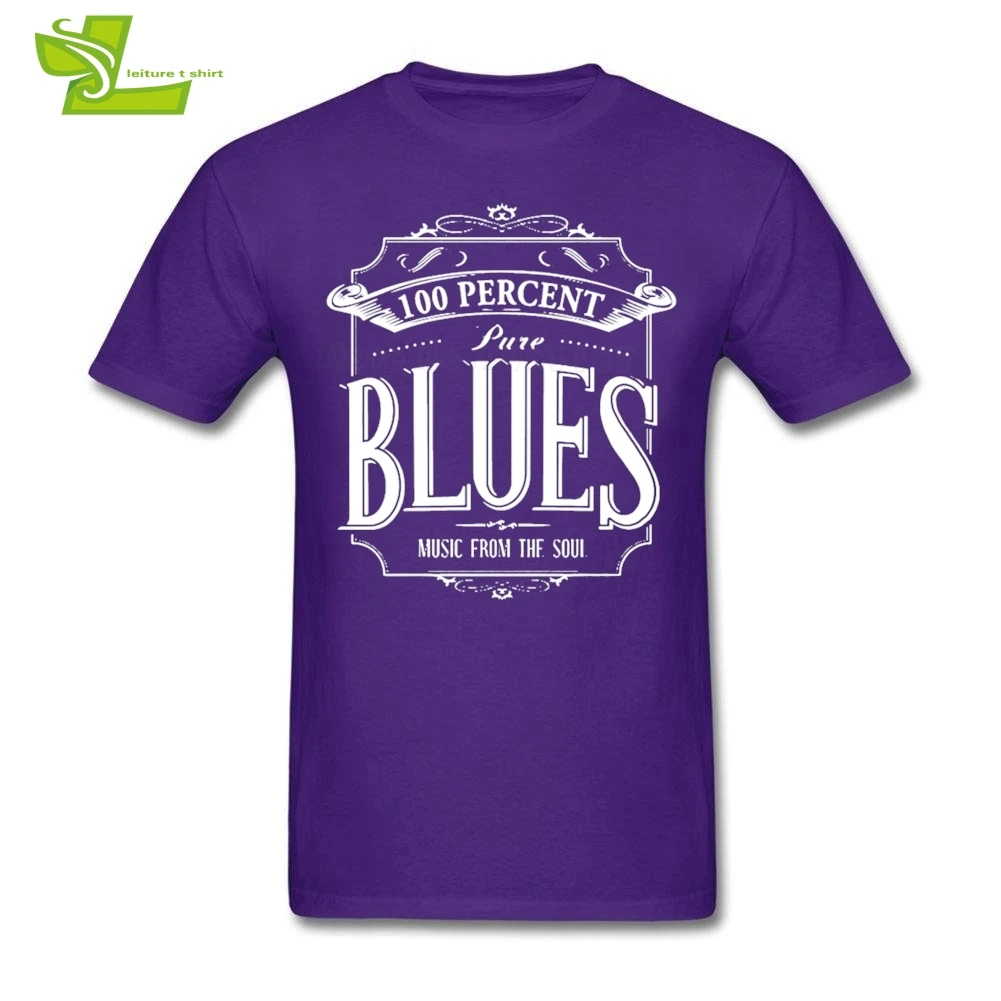 100 процентного натурального Blues футболка для взрослых Новое поступление