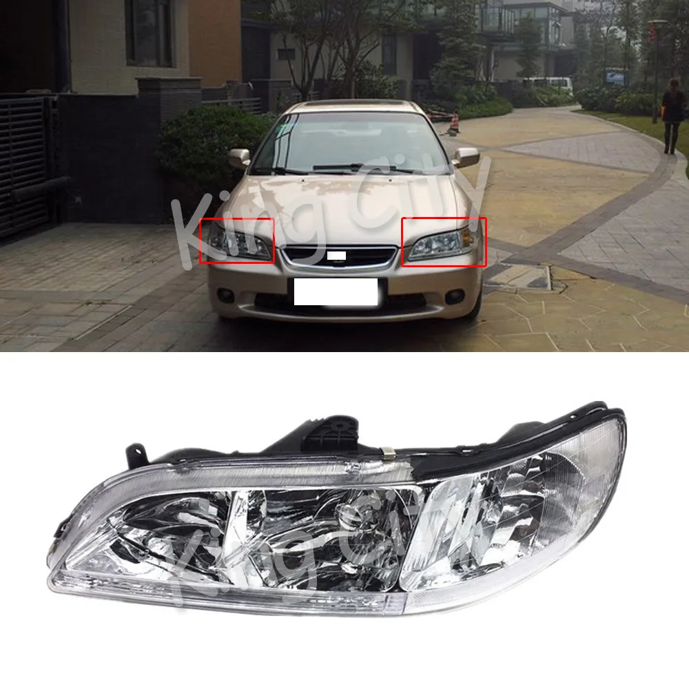 CAPQX для Honda Accord 1998 1999 2000 2001 2002 Передний бампер фар Фары головного светильник