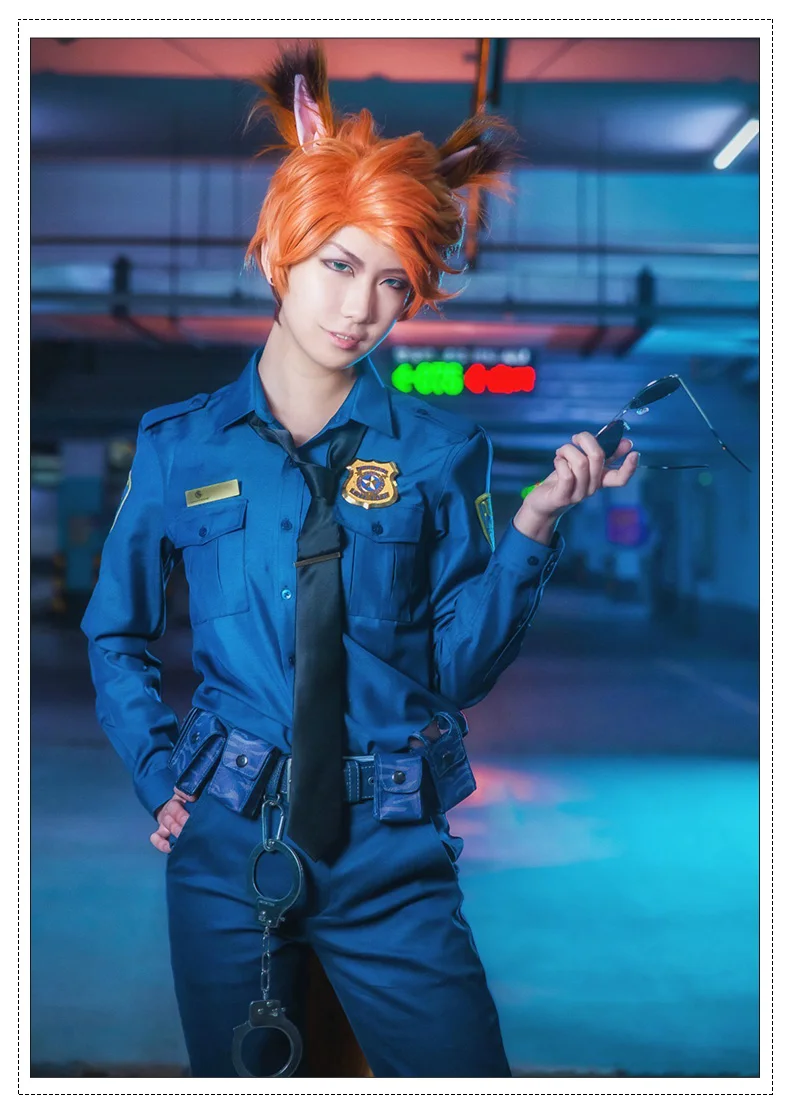 Костюм для косплея зверополис Ника Уайлда Джуди Хоппс костюм Хэллоуина рубашка +