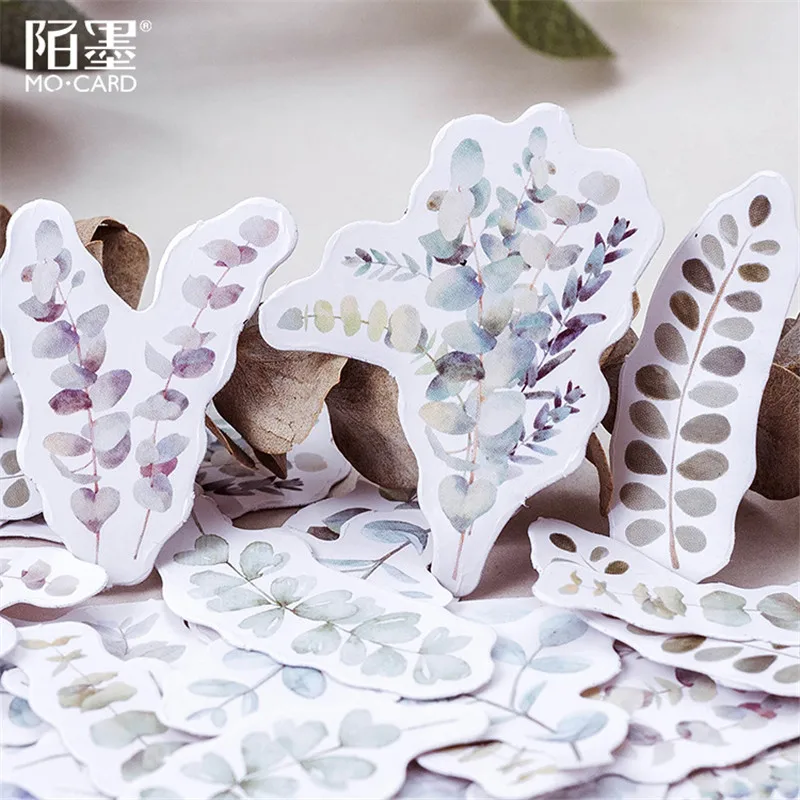 1 шт. кавайная декоративная лента Washi С Рисунком Листьев наклейки для журнала
