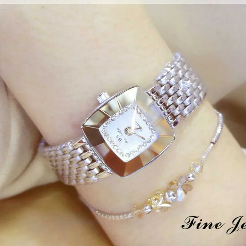 Dropshipping new 2019 hot selling bracelet watch for women fashion Quartz Fashion &amp Casual Chronograph Cutting Glasses mirror | Наручные