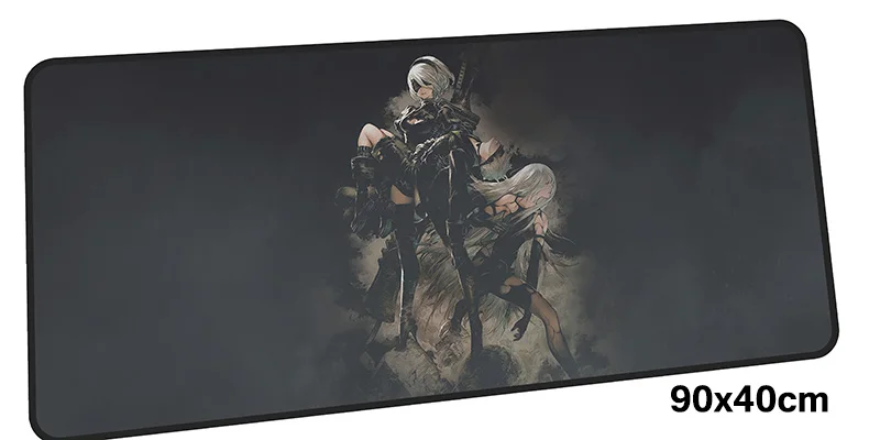Nier automata коврик для мыши computador gamer mause коврик 900x400X2 мм Большой восхитительный Коврик Для Мыши Эргономичный гаджет офисный стол коврики