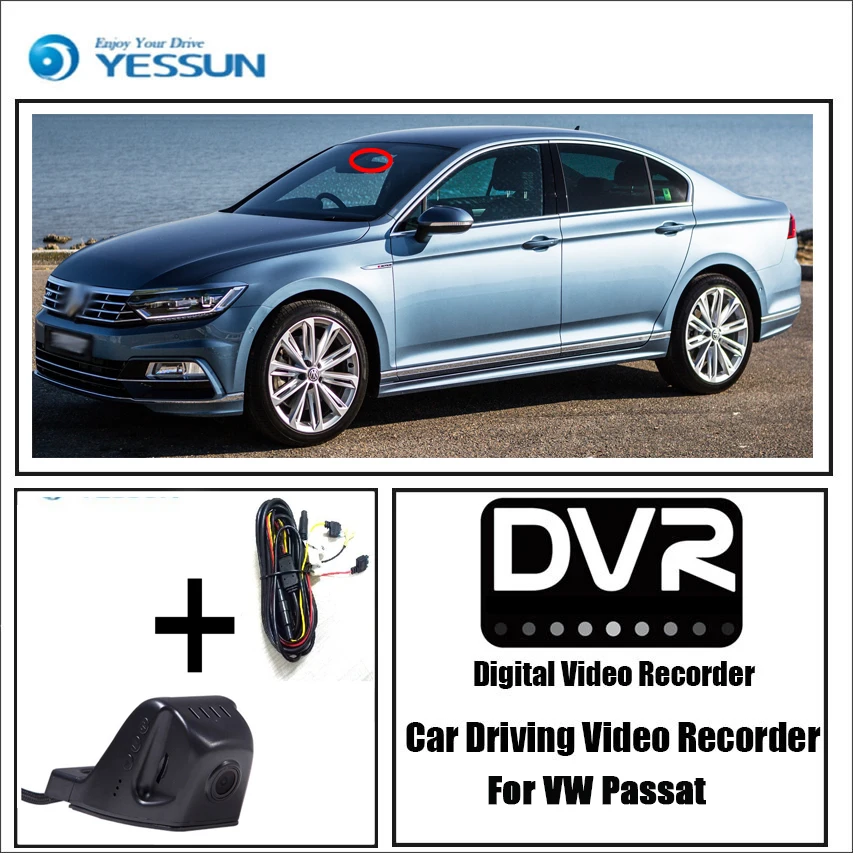 

Мини-видеорегистратор YESSUN для Volkswagen Passat, Wi-Fi, Novatek 96658