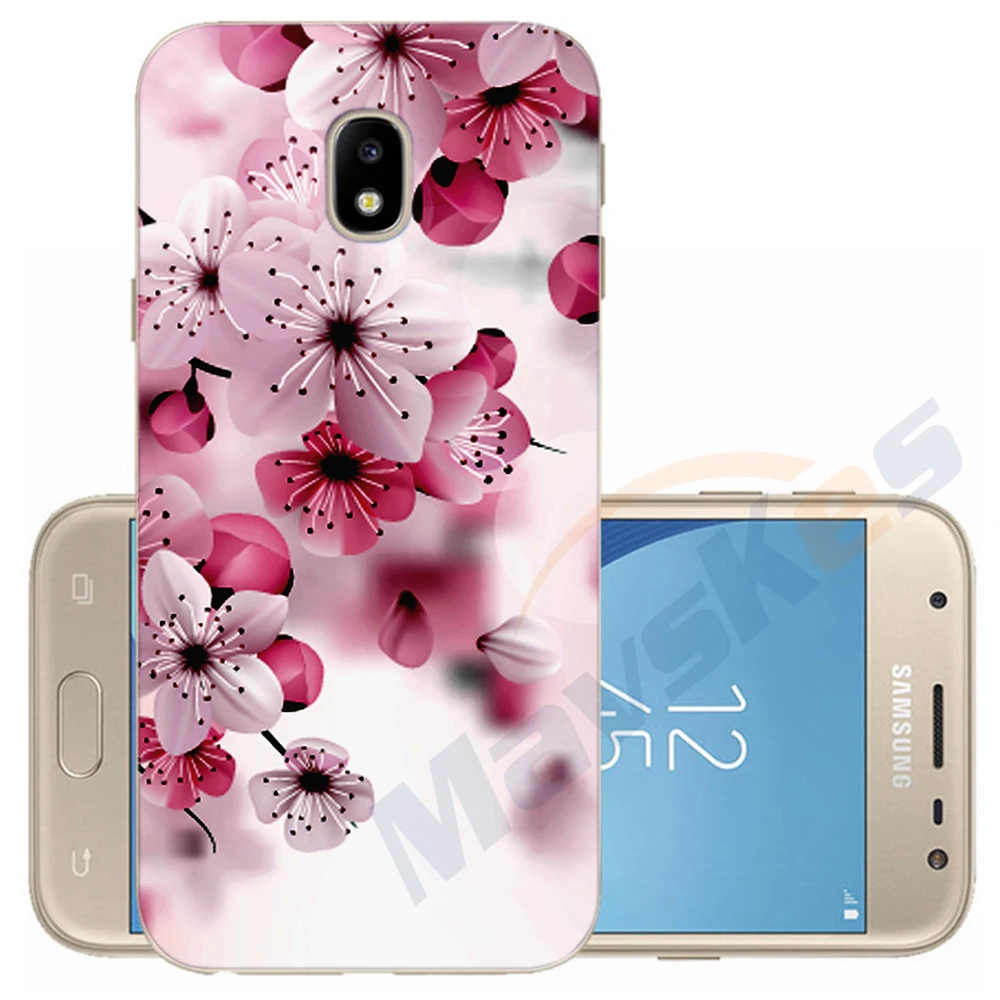 29 Чехол для телефона для samsung Galaxy J5 EU J530 J530F Мягкий Силиконовый ТПУ Защитное приспособление в виде цветка чехол для samsung J3 EU J330 бампер - Цвет: 29